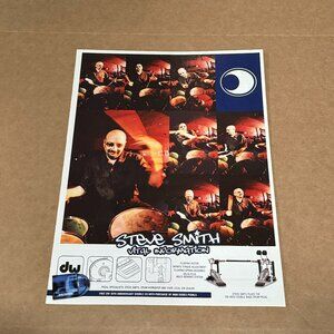 Steve Smith of Journey - DW PEDALS - 2003 Print Advertisement